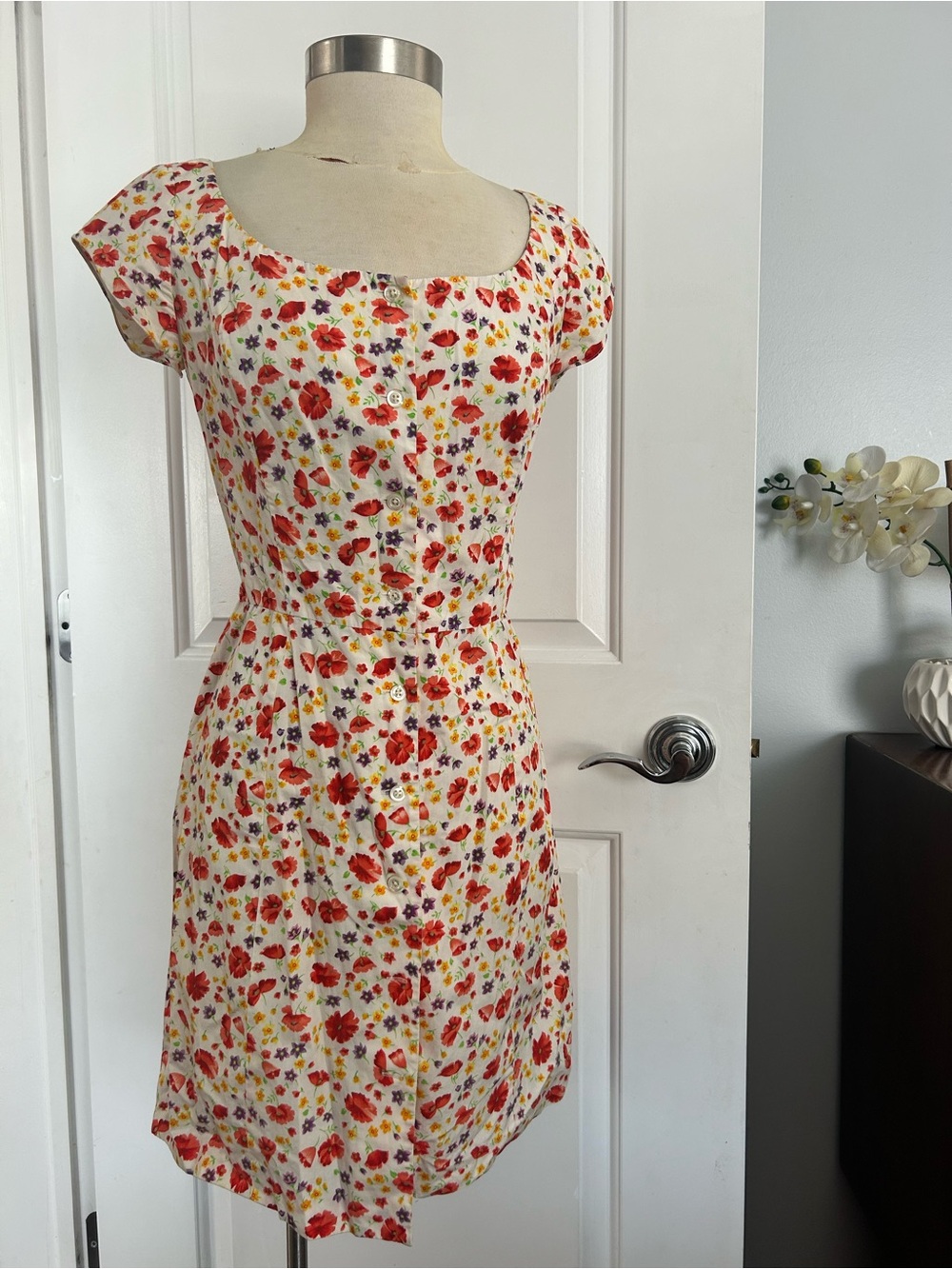 Vintage RALPH Ralph Lauren Floral Mini Dress Size S